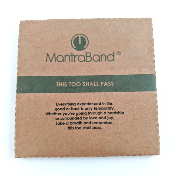 NWT This Too Shall Pass Mantraband - Picture 7 of 11